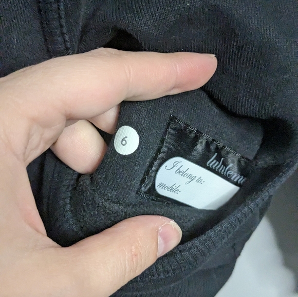 VTG Lululemon Scuba Size 6 Full Zip Black - Picture 4 of 5